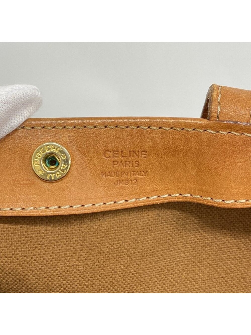 Celine Tote Macadam Brown Gold - Picture 5 of 10